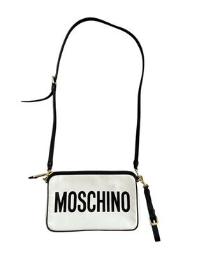 Moschino Milano Logo Crossbody Bag